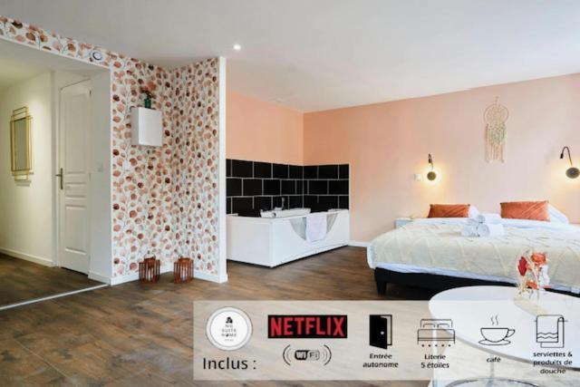 Ng Prestige L Lille L Tourcoing - Bouvines Balneo Apartment Ngoại thất bức ảnh